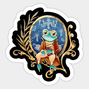 WIZARD FROG CHARACTER Sticker